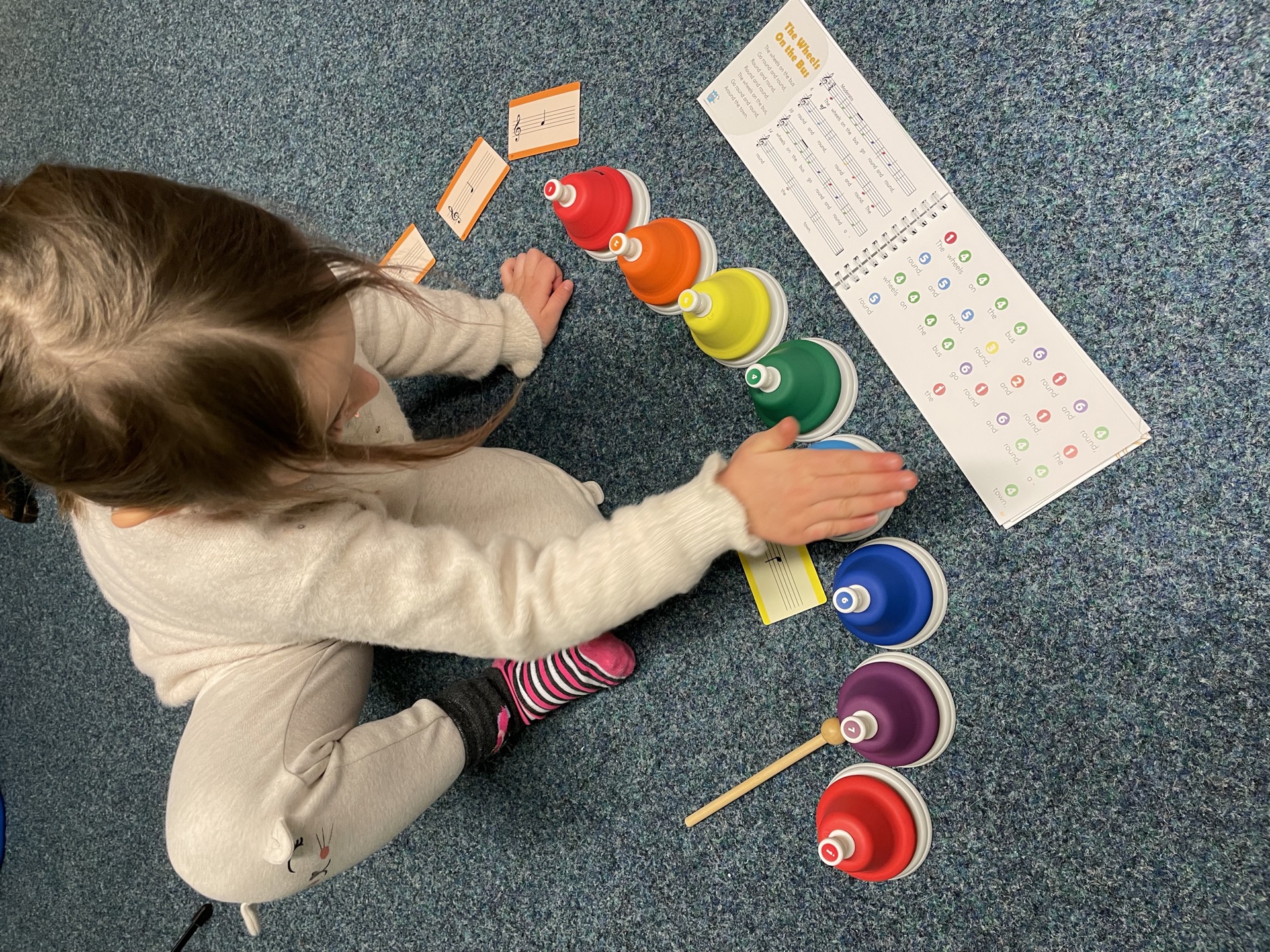 Děti při činnosti ve školičce Jahodnice